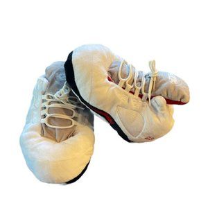 KrazeKickz Sneaker Slippers for Adults - AJ5 White